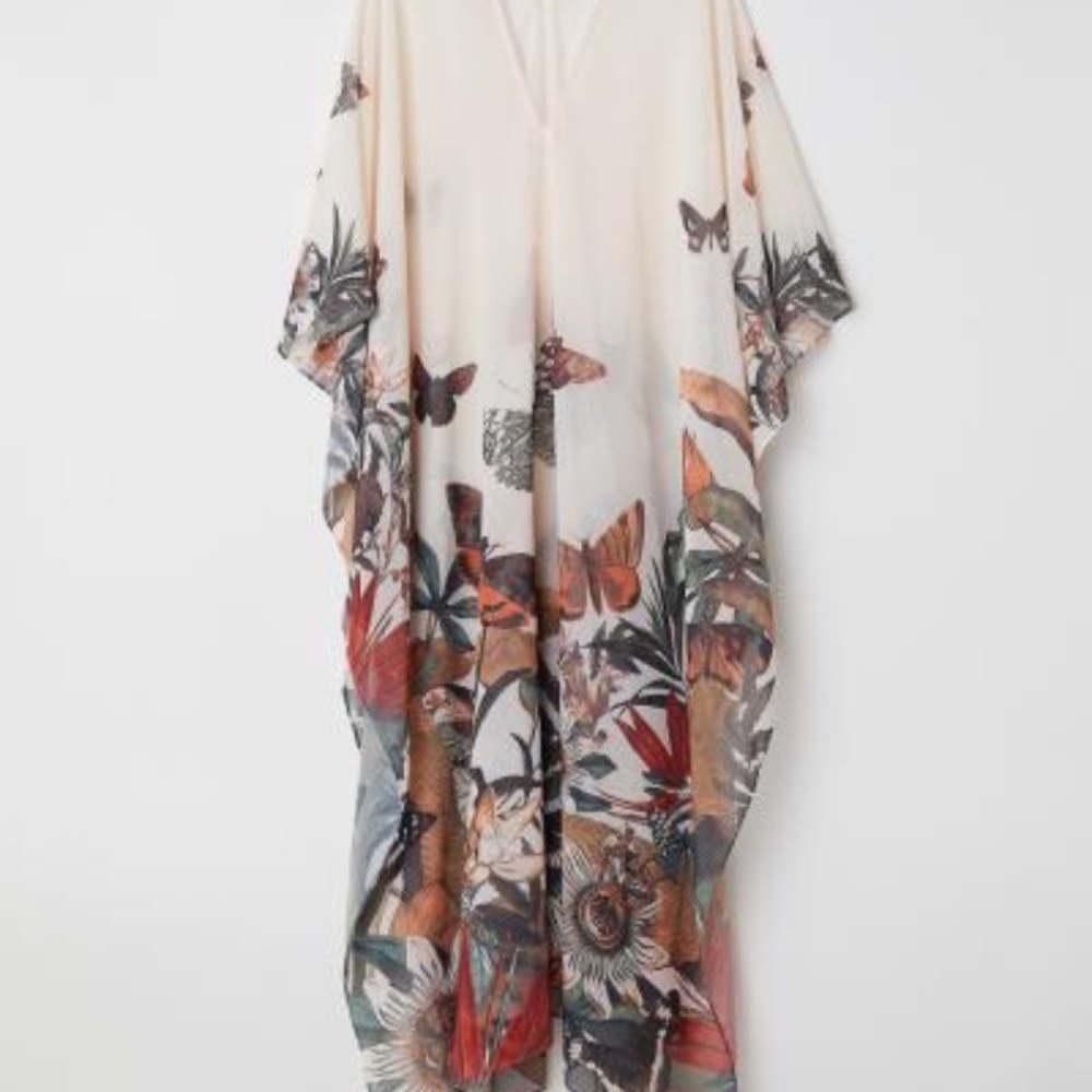 H&M sold out Kaftan One Size butterflies 2018